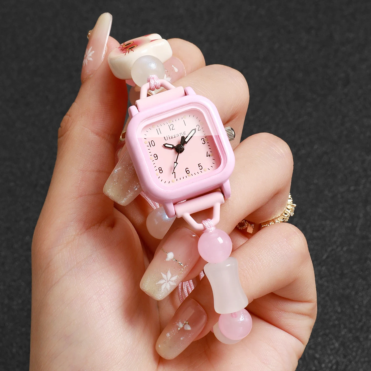 Jewelry Making Watches - Damski zegarek kwarcowy z kwadratową tarczą