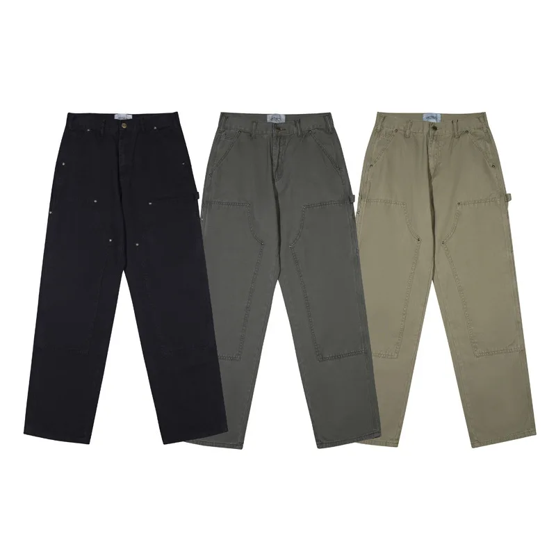 MAQVOB Excellent Quality Wholesale Men Carh Vintage Trousers High Street Wear Acid Wash Luxury Men Cargo Pants