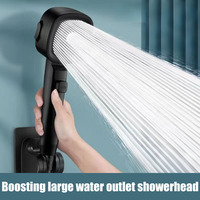 Adjustable One-Key Stop Water Shower Heads High Pressure Water Saving 3 Modes Shower Heads High Quality Bathroom Showers