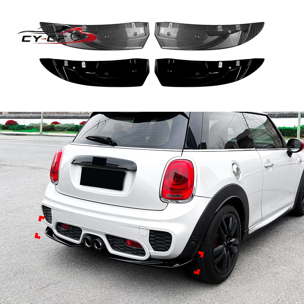 

Rear Lip Spoiler Small Surround Corner Car Body Kit Modification Protective For Mini Cooper F55 F56 F57 JCW 2014-2021