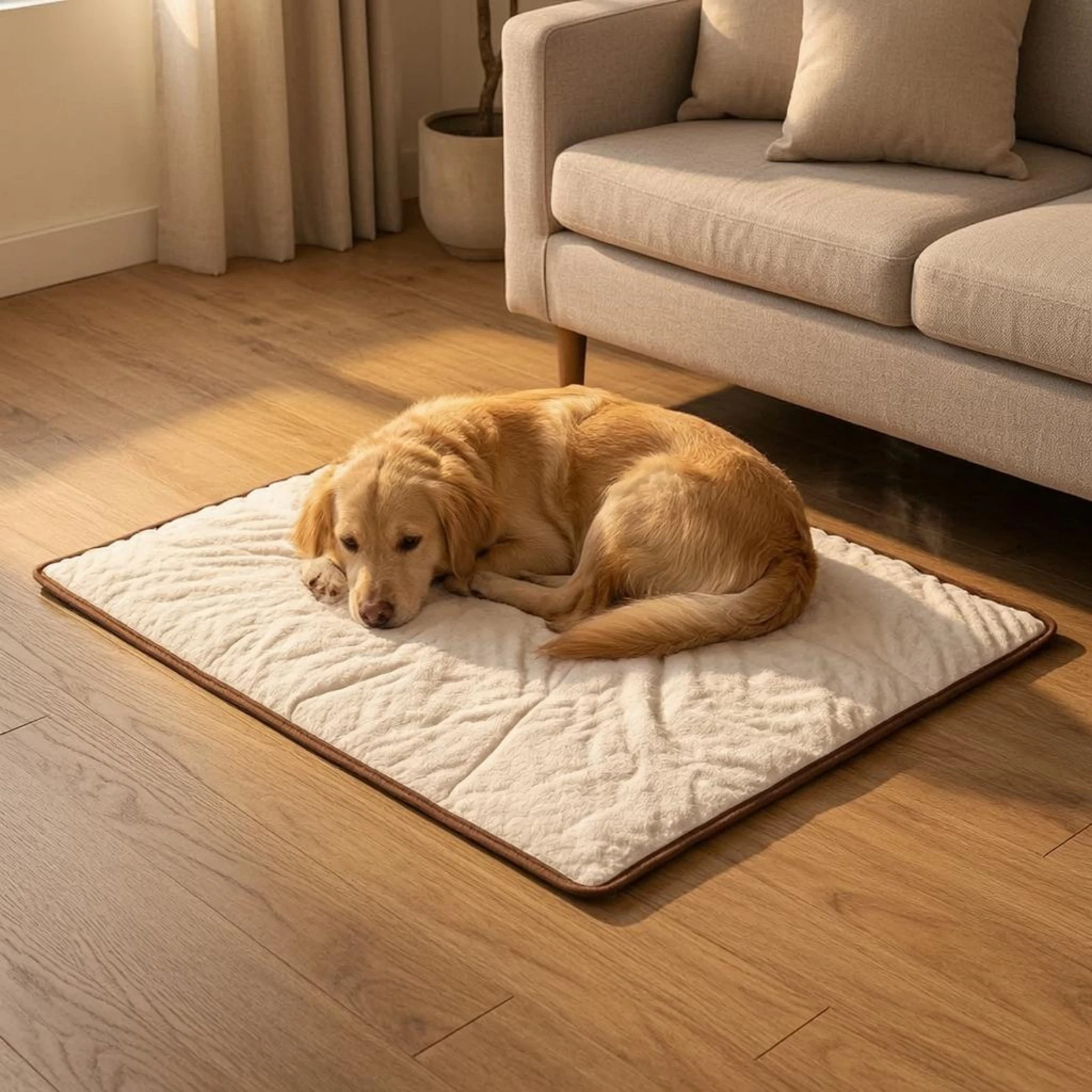 Weighted Dog Blanket Polyester Calming Dog Blanket view 3