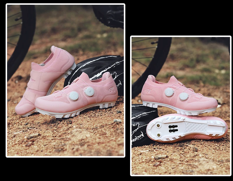 Männer Mtb Radfahren Schuhe Neue Frauen Rosa Self-Locking Stollen Geschwindigkeit Straße Fahrrad Schuhe Flache Trail Racing SPD Mountainbike turnschuhe – Detail 14