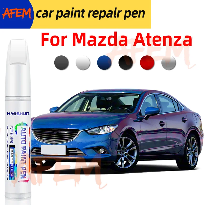 For Mazda Atenza Paint Pen Scratch Repair Body Touch Up Tool Black Spray