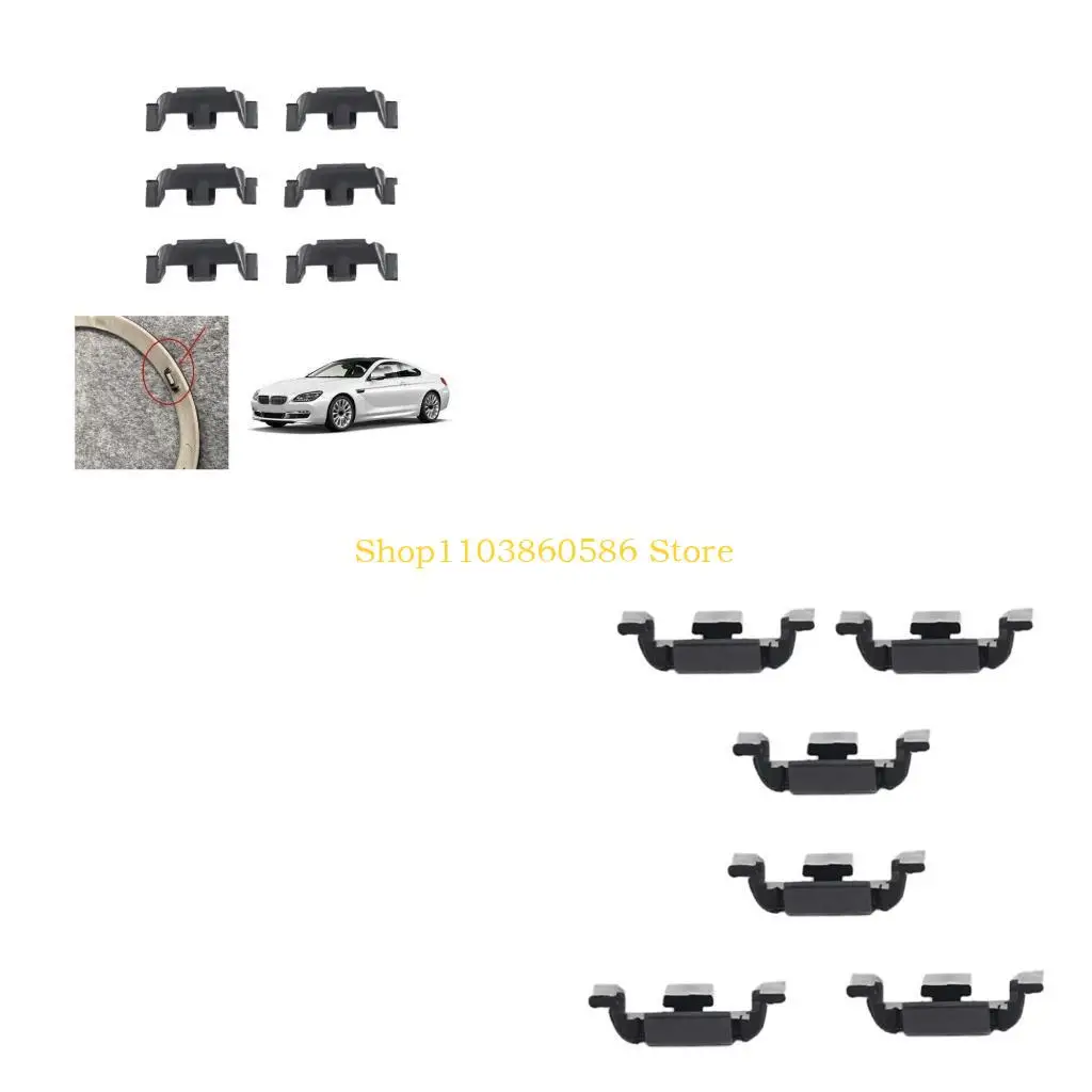 242A 6 Pack For R55 R56 F54 F55 F56 F60 51132752145 Car Headlight Frame Clip Fastener