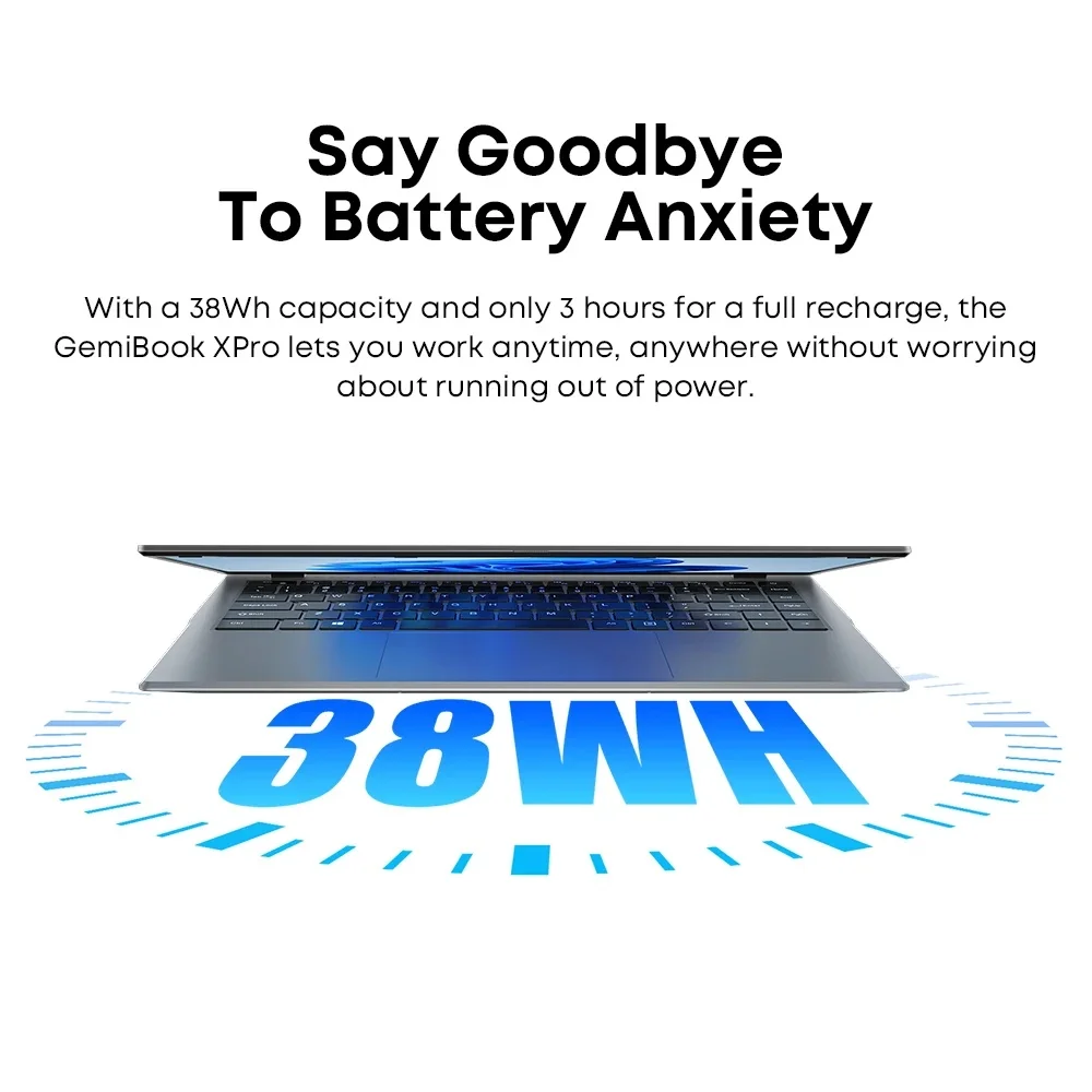 CHUWI GemiBook XPro Laptop Computer Intel N150 14.1'' 16GB RAM 512GB SSD Windows 11 Laptops Intel Alder Lake Quad Core CPU
