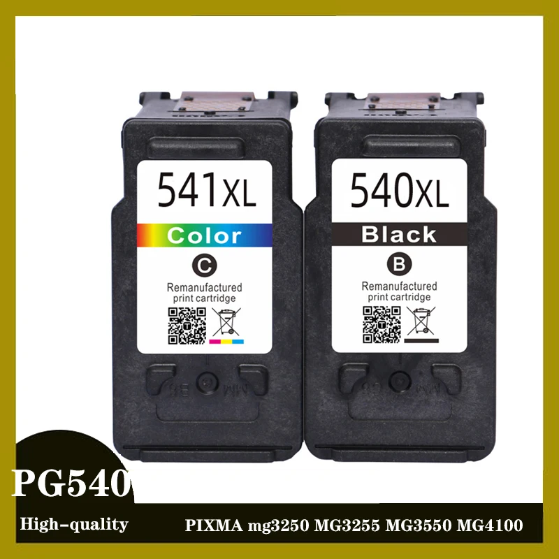 PG540 CL541 PG-540 CL-541 For Canon 540XL 541XL Ink Cartridge PG 540 for Pixma MG4250 MG3250 MG3255 MG3550 MG4100 MG4150 printer