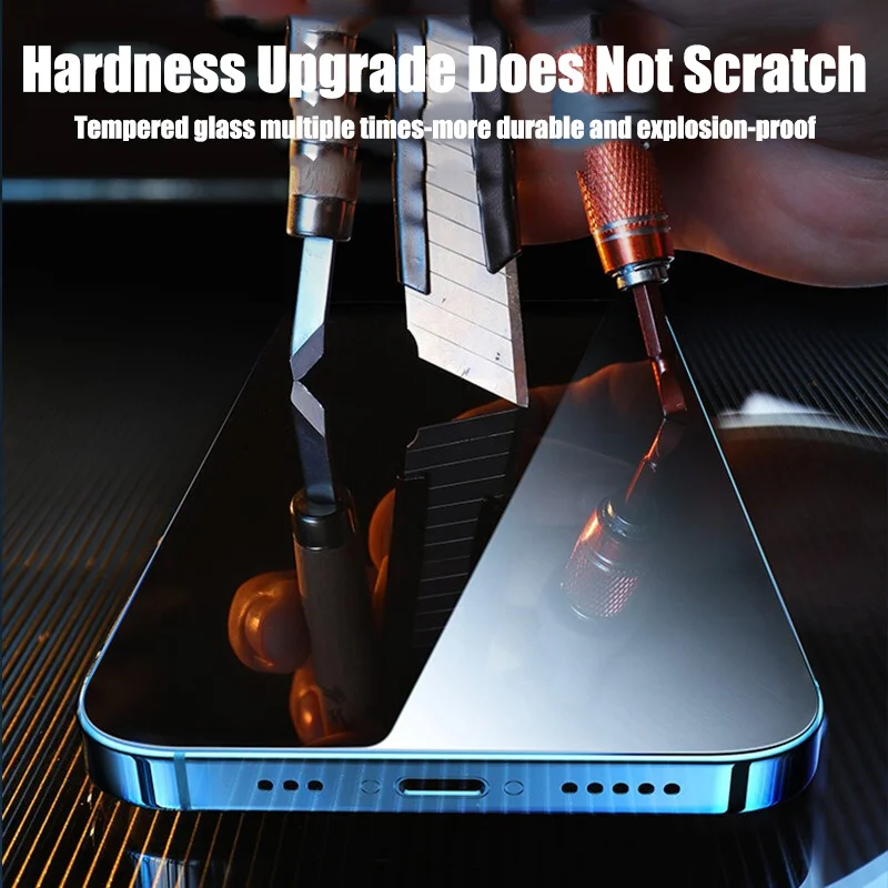 4PCS full glass cover for iPhone 11 12 13 14 Peru Maximum screen protector on iPhone 6 7 8 plus X XR XS Maximum glass image 3