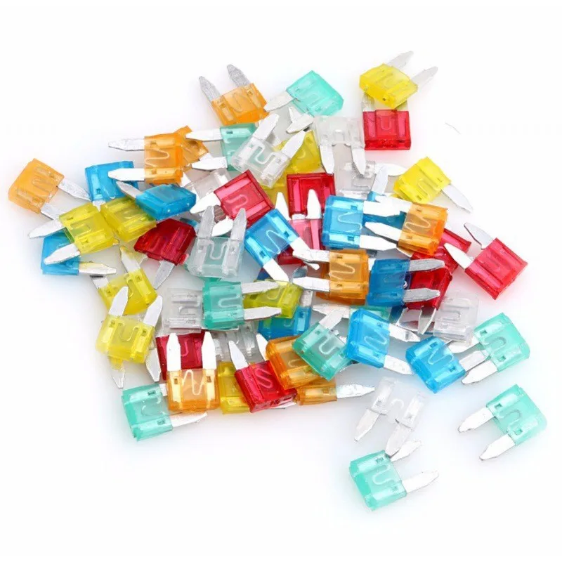 60 قطعة 5-30A السيارات فيوز شفرة أطقم شفرة نوع الصمامات استبدال للسيارة/RV/شاحنة/دراجة نارية/قارب الخ #1