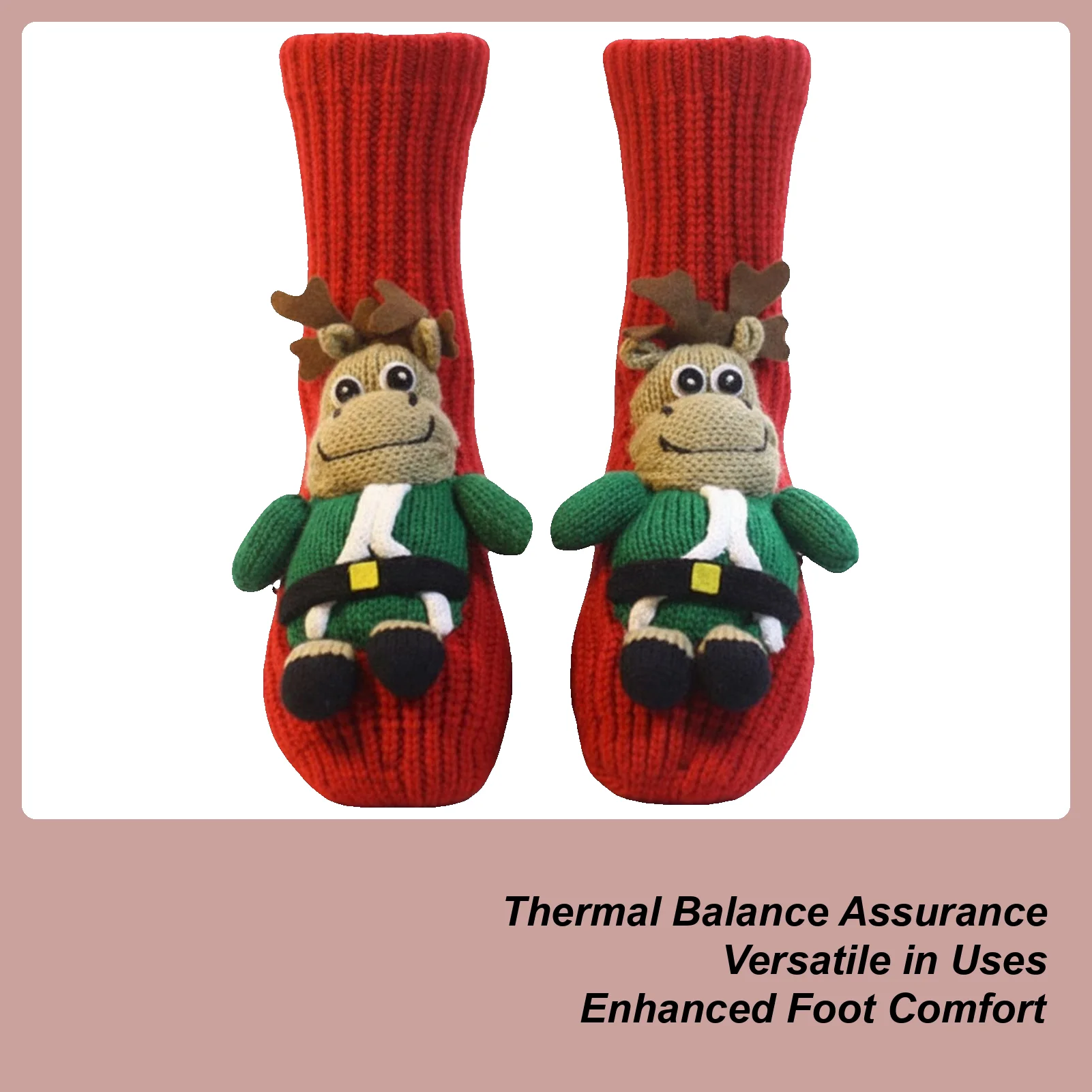 

Рождественские носки, толстые дышащие тапочки, забавные носки для мужчин на Рождество, зиму, день рождения, дома, спальни, гостиной