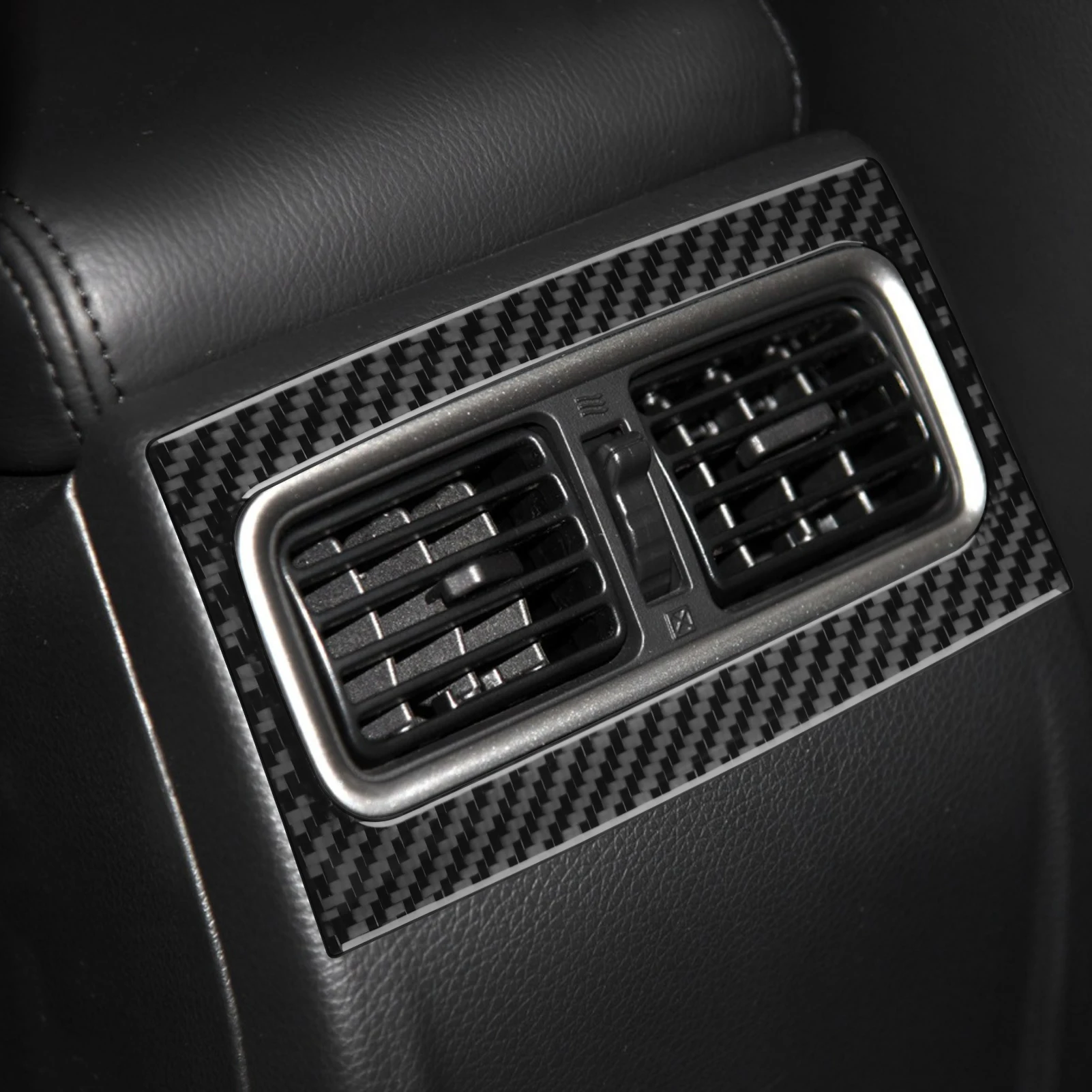 Real Carbon Fiber Car Accessories Rear Air Vent Soft Cover Sticker For Nissan Altima/Teana L33 2013 2014 2015 2016 2017 2018