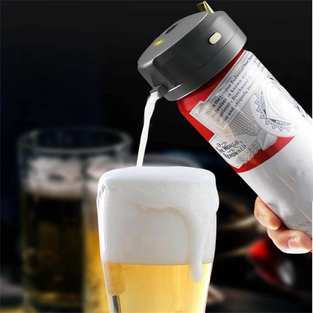 Canner Beer Foamer,Portable Canned Beer Foam Machine,Special Purpose for Canned Beer, Foam Maker,Beer Server,Washable image 4