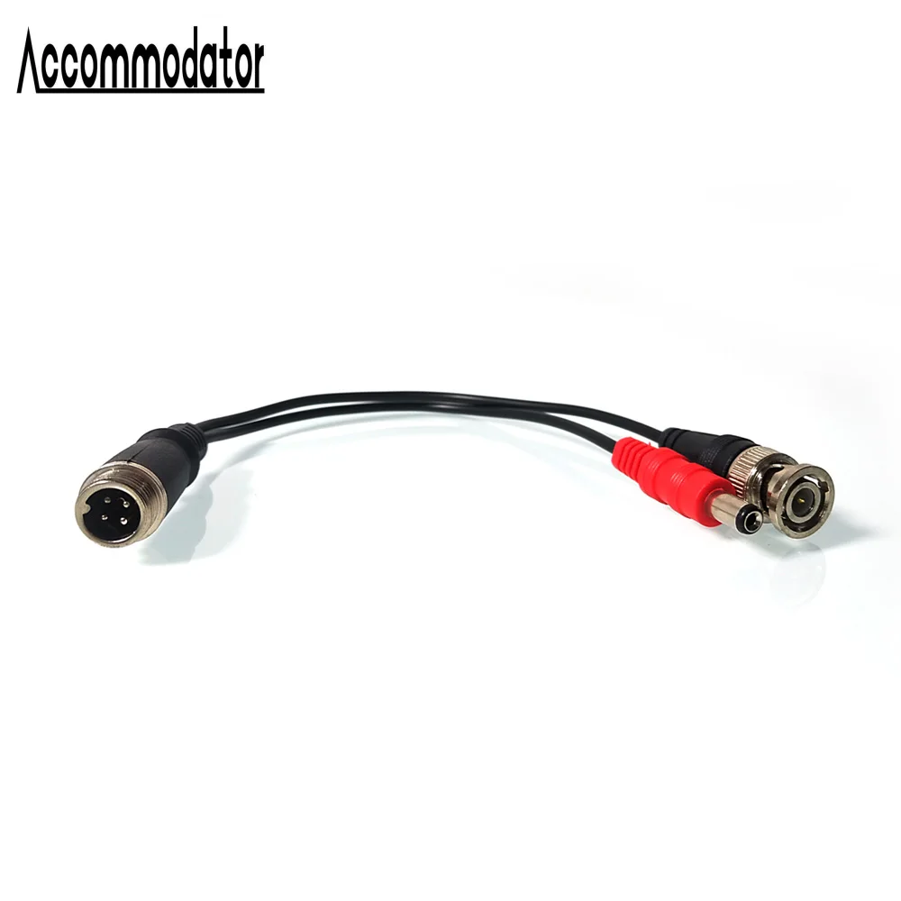 

4 Pin Aviation male Connector to DC+BNC male Adaptor cable