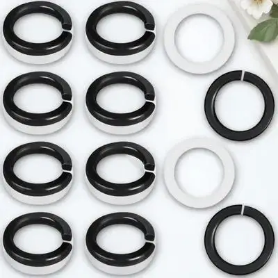 

24pcs Guitar Knob Handle Gasket Double Layer Firm Washer Spacers Replacement for Broken Tuner Peg Plastic Gaskets Guitar Tuner