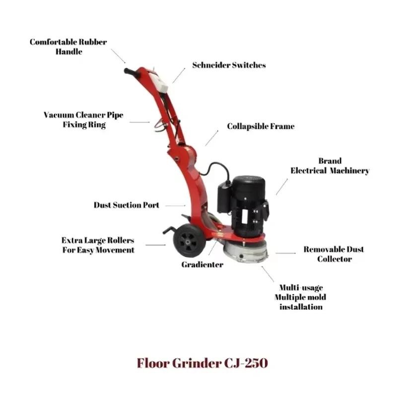 Concrete Floor Grinding Machine Powerful Engine Construction New and Used Hand Push Edge Floor Grinders