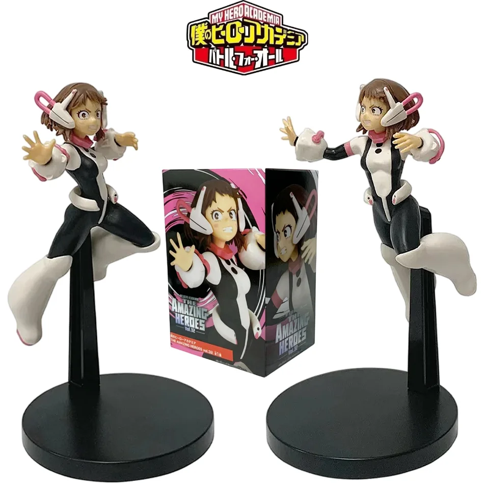 Figura de acción de 18 cm de Uraraka Ochaco del anime Boku no Hero Academia, figura coleccionable, modelo de juguete.