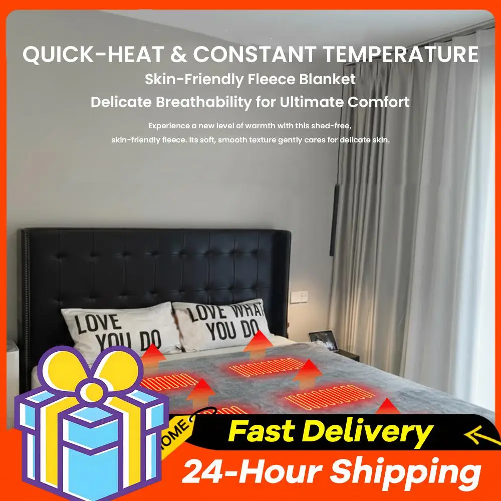 

Одеяло с электрическим подогревом, теплая кровать, ковры с электрическим подогревом, коврик, коврик, 6 зон нагрева, водонепроницаемый домашний электрический теплый коврик для сна