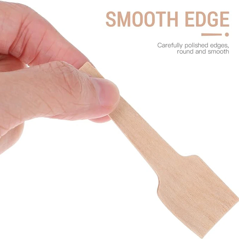 50/100/200Pcs Mini Wooden Spoons, 2.8-Inch Disposable Spoon for Crafts, Organic Sugar Scrubs, Tasting & Sampling