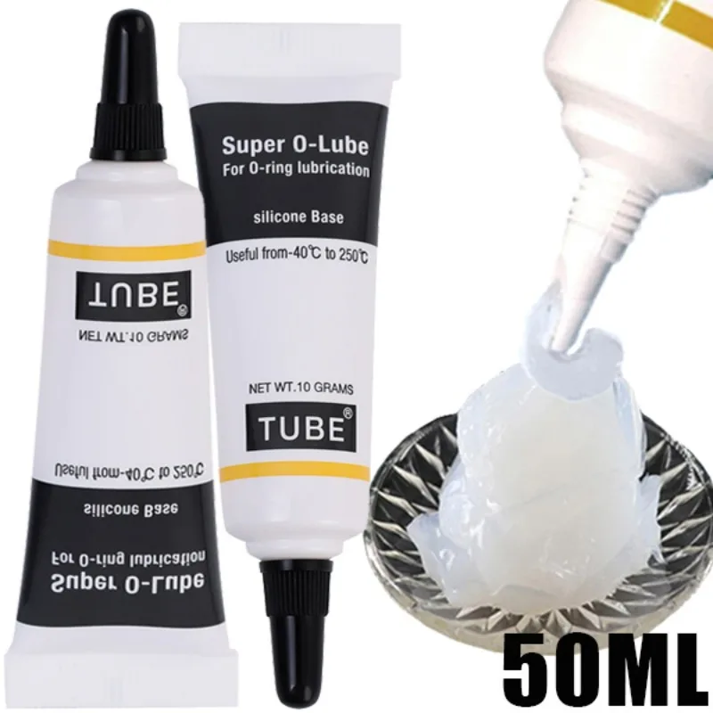 5x10g Waterproof Food Grade Silicone Grease Lubricant Home Improvement Adhesives Sealers Coffee Machine O-ring Lubrication