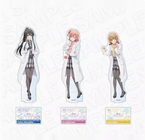 

Аниме «Моя молодежь», романтическая комедия неправильно, как я расширенная фигурка-подставка юкиносита юкино, акриловая модель, тарелка, декор для рабочего стола для косплея