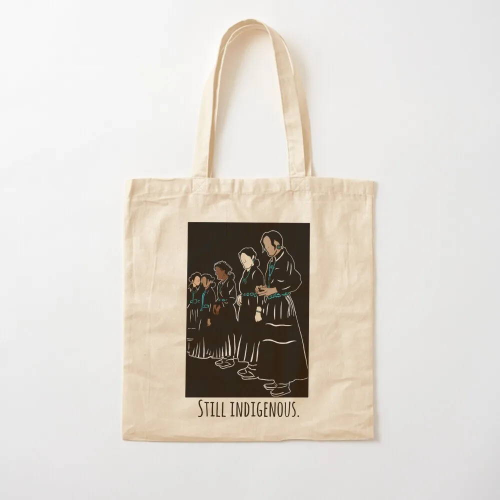 

Still indigenous Tote Bag reusable shopping bags personalized tote bag Women bags Canvas Tote Bag