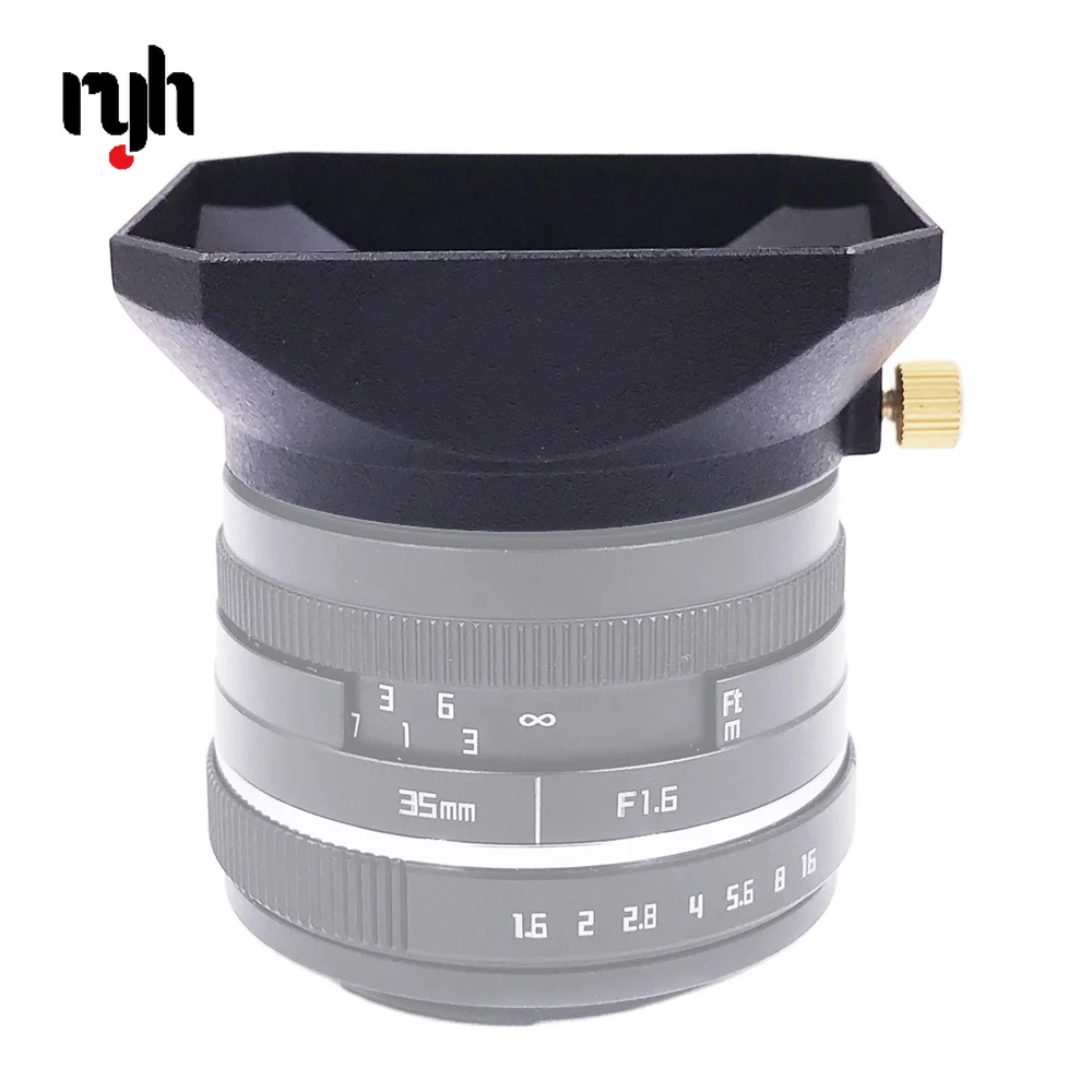 Square Shape Lens Hood 37 39 40.5 43 46 49 52 55 58 mm for Fuji Nikon Leica Canon Sony Panasonic Pentax Olym Micro Single Camera