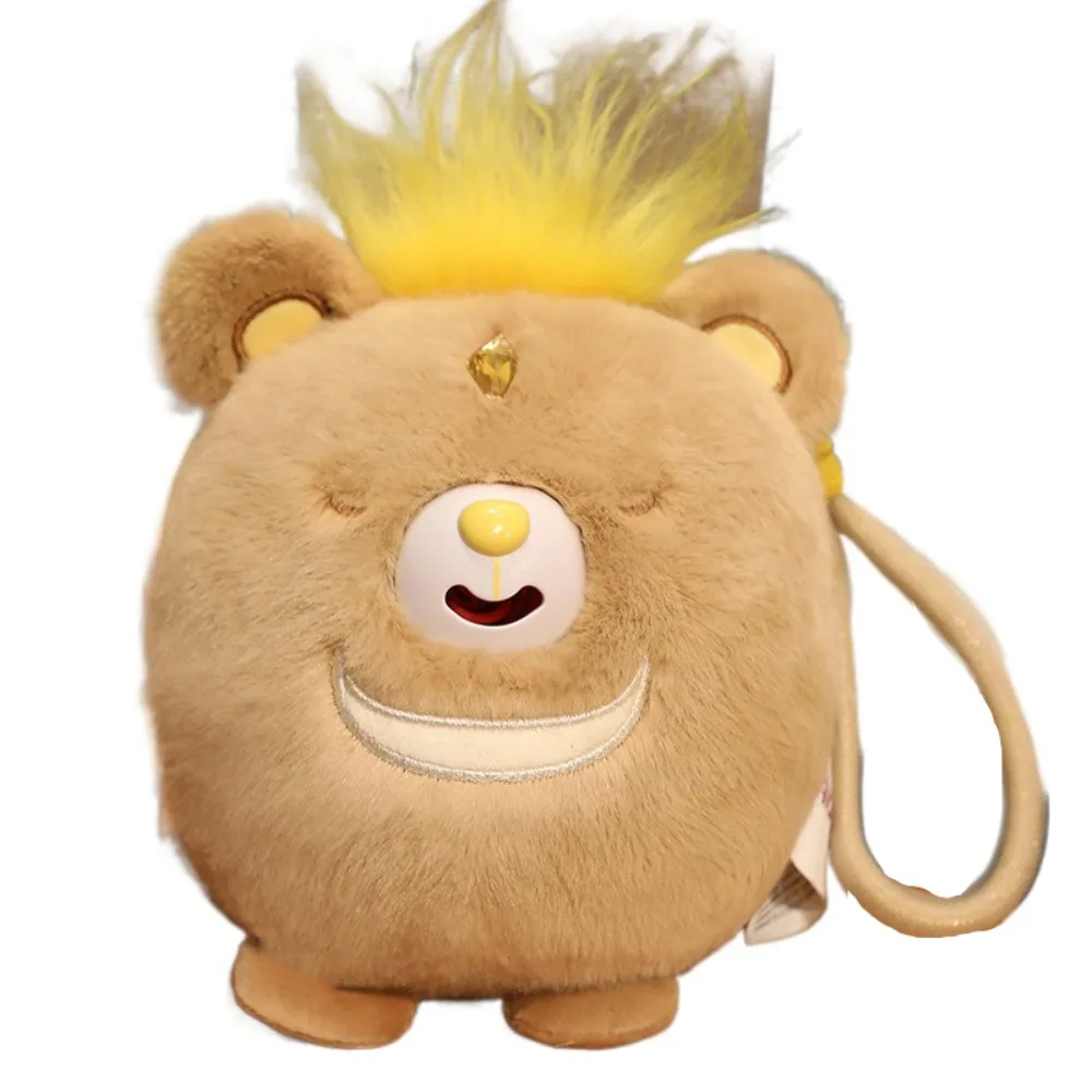 

Lovely Stick Out Tongue Animal Plush Pendant with Sound Stuffed Plush Doll Pendant Soft Animal Plush Doll Keychain Kid Boys