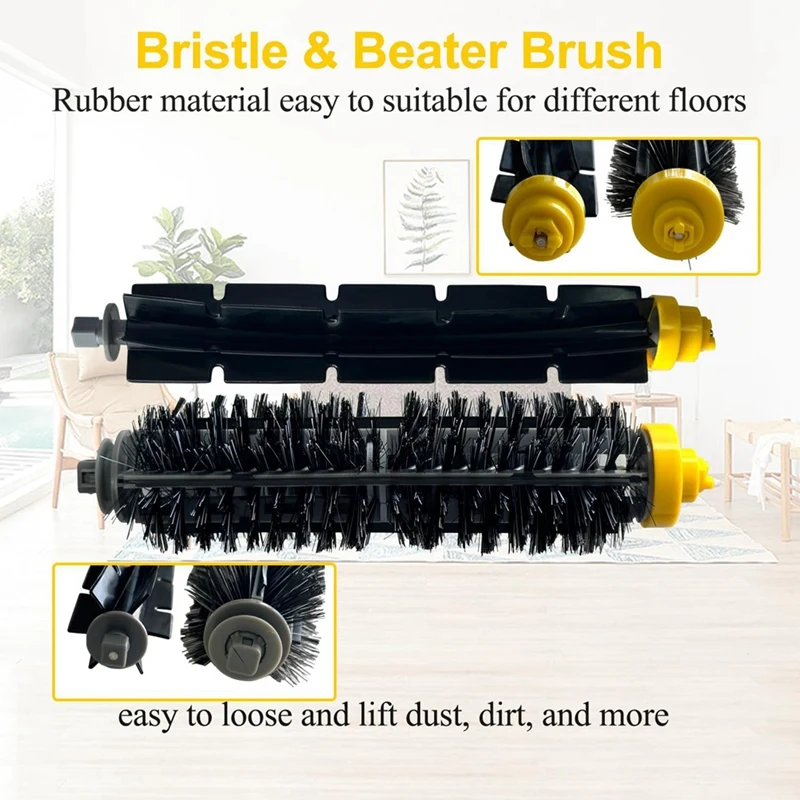 For Irobot Roomba 600 & 700 Series 614 630 635 640 645 650 660 675 680 690 695 760 770 780 Vacuum Roller Side Brush Parts