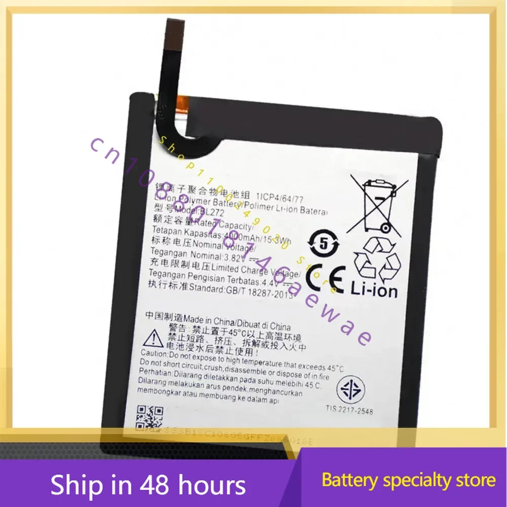 

Аккумулятор BL272 4000 мАч для Lenovo Vibe K6 Power XT1662 K33A42 Аккумуляторы для мобильных телефонов