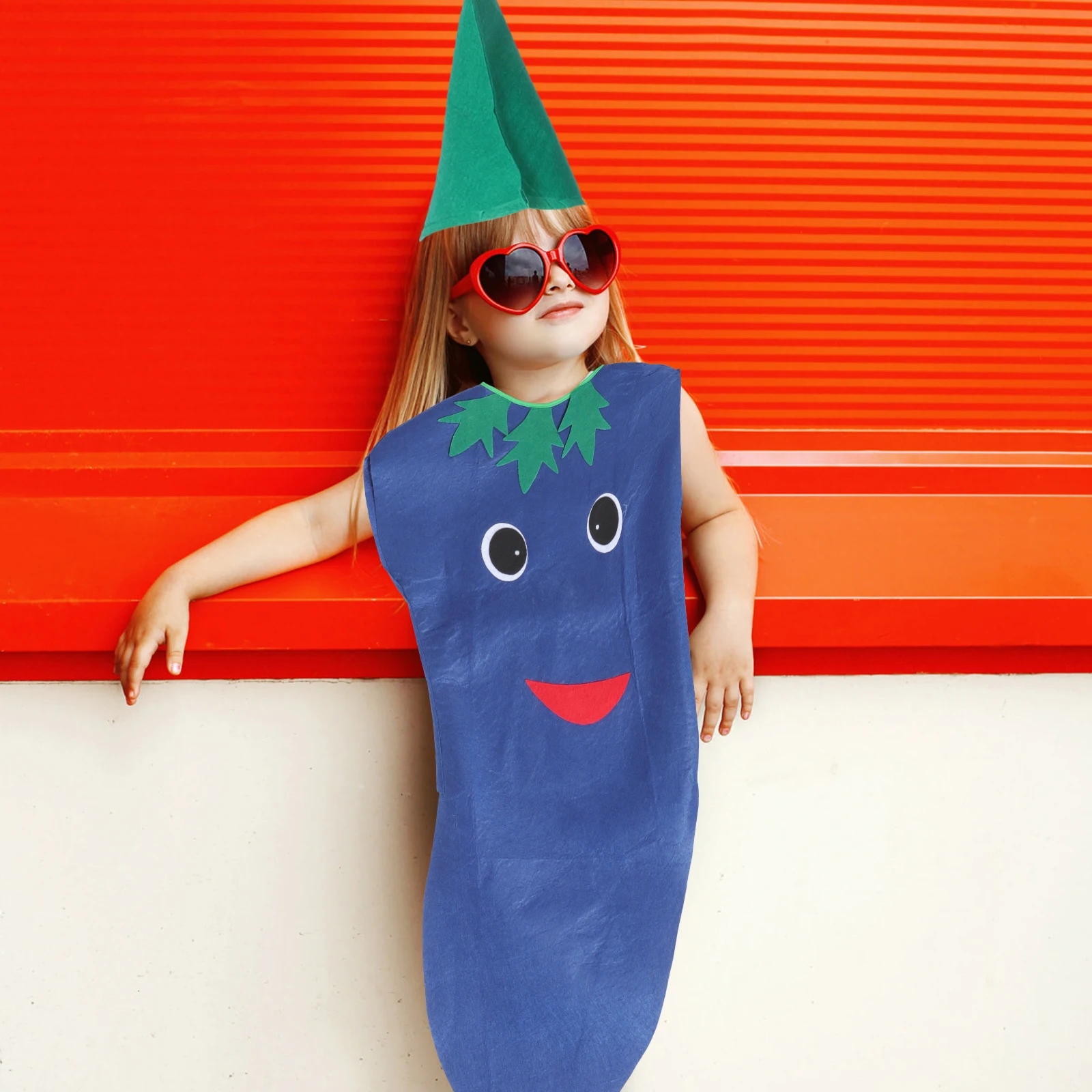 

1 Set Kid Kids Cosplay Supplies Party Toddler Vegetable Children Costume Kit Vegetable Style Costume For Stage Performance Party