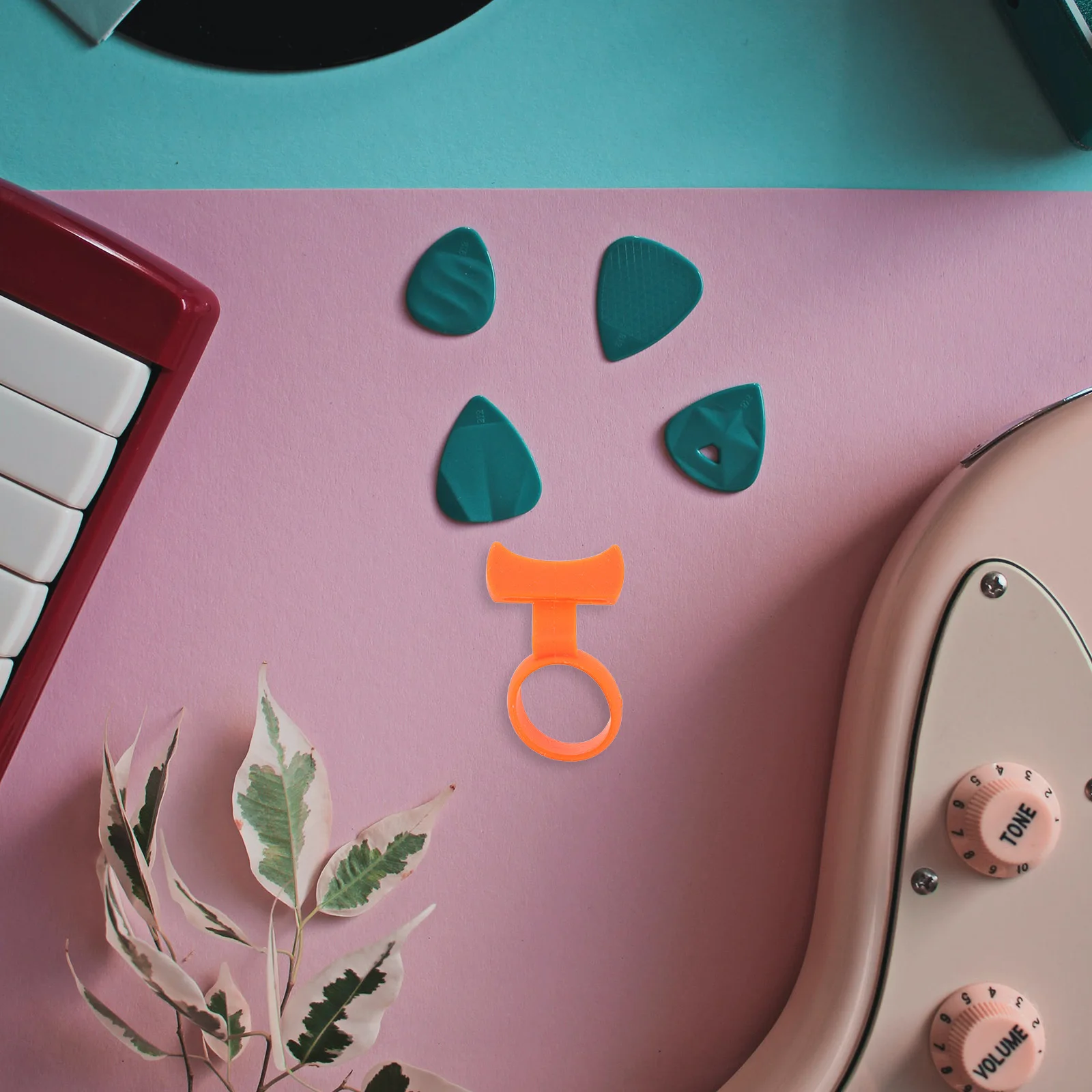 

Non-Slip Guitar Pick Finger Protector Durable Silicone Material Enhanced Control For Electric Acoustic Guitar Practice Tool