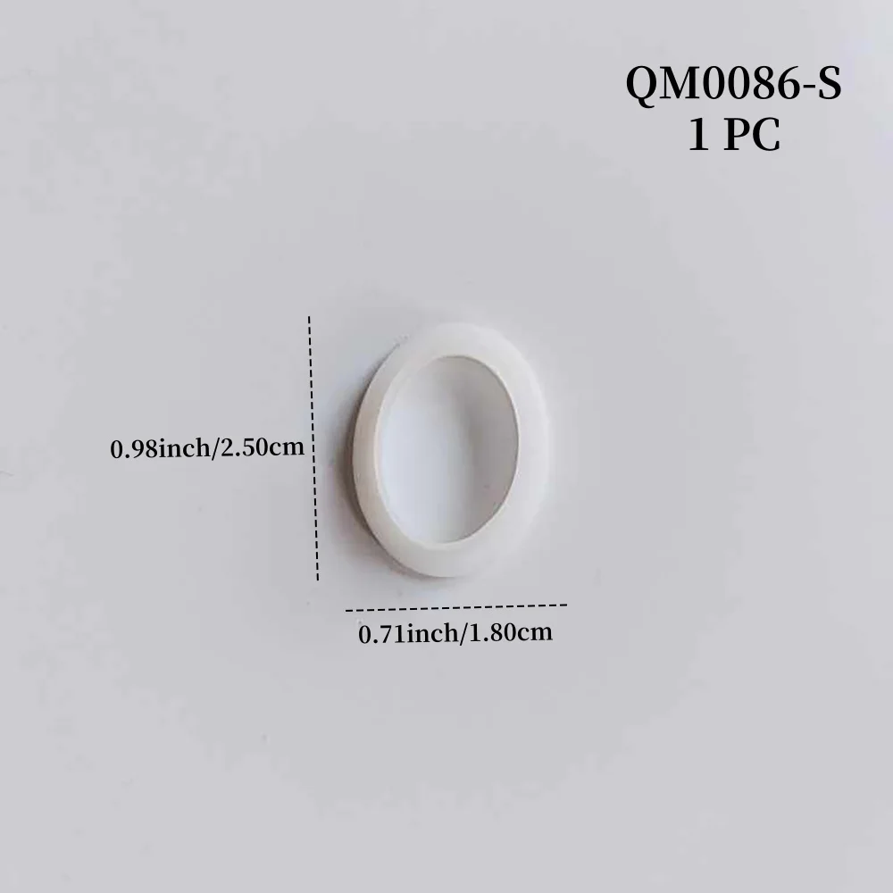 3 Size Simple Style Geometric Oval Shape Polymer Clay Cutters Clay Molds For DIY Earrings Necklace Making