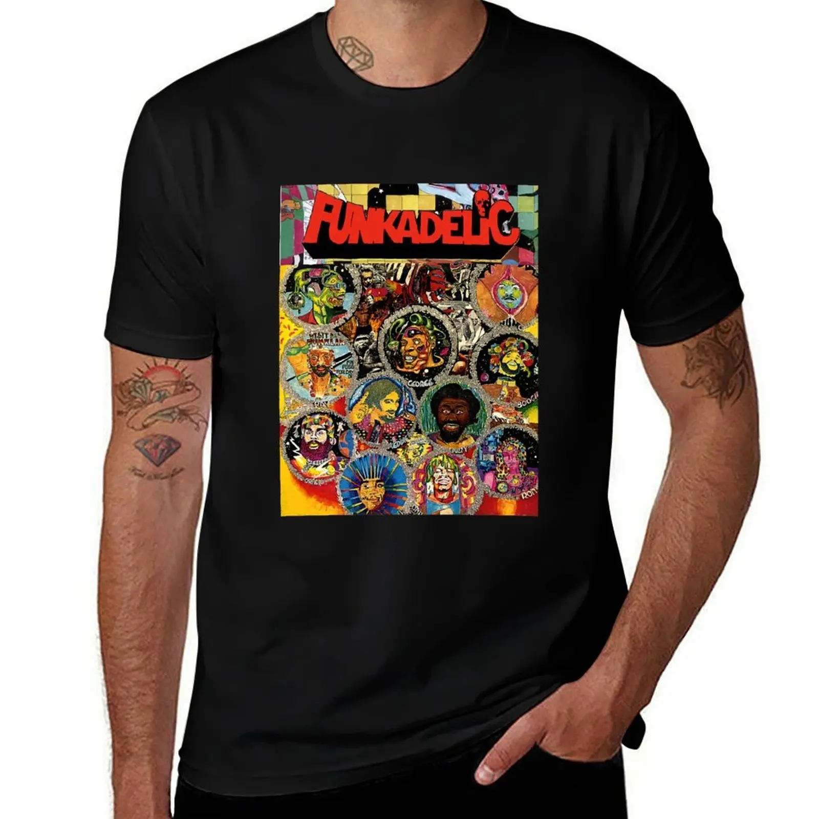 Camiseta Funkadelic Tribute Allstars, camiseta informal ligera de manga corta