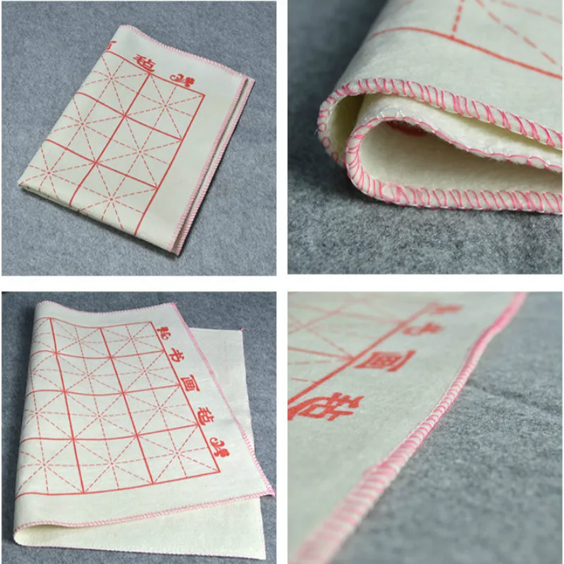Brush Calligraphy Painting Felt Pads Soft Calligraphy Table Mat Chinese Traditional Painting Practice Pad Table Mat Tinta China