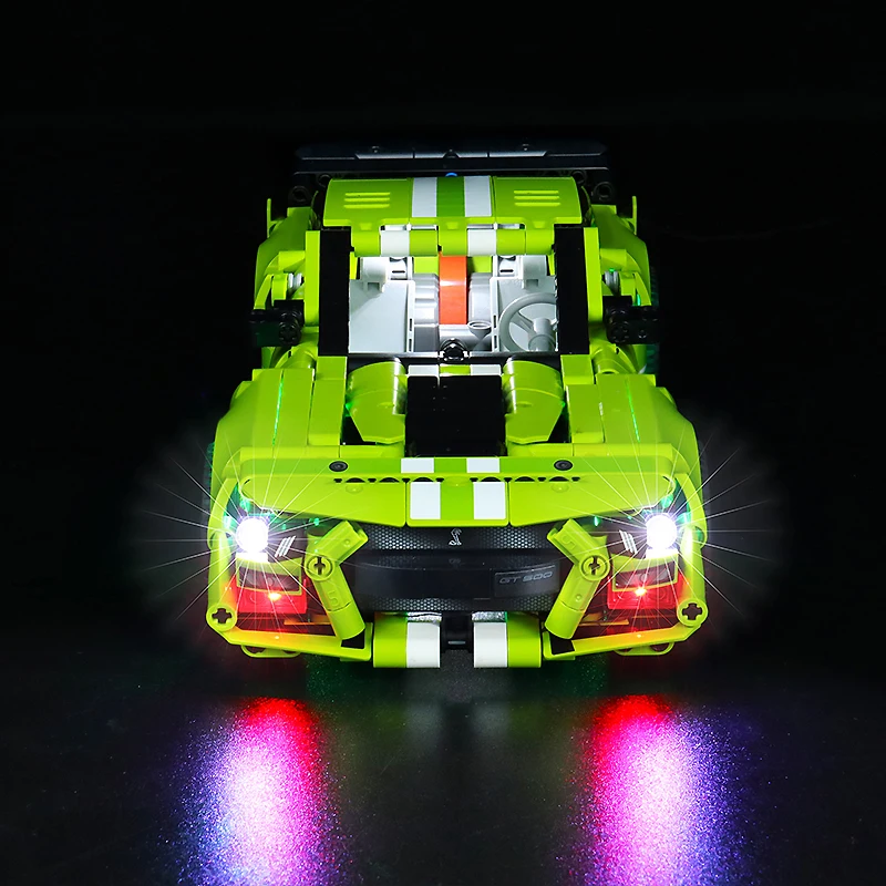 Zestaw oświetlenia LED DIY do LEGO 42138 GT500 Techniczna super sportowa Vechiel (tylko światło LED, bez modelu klocków)