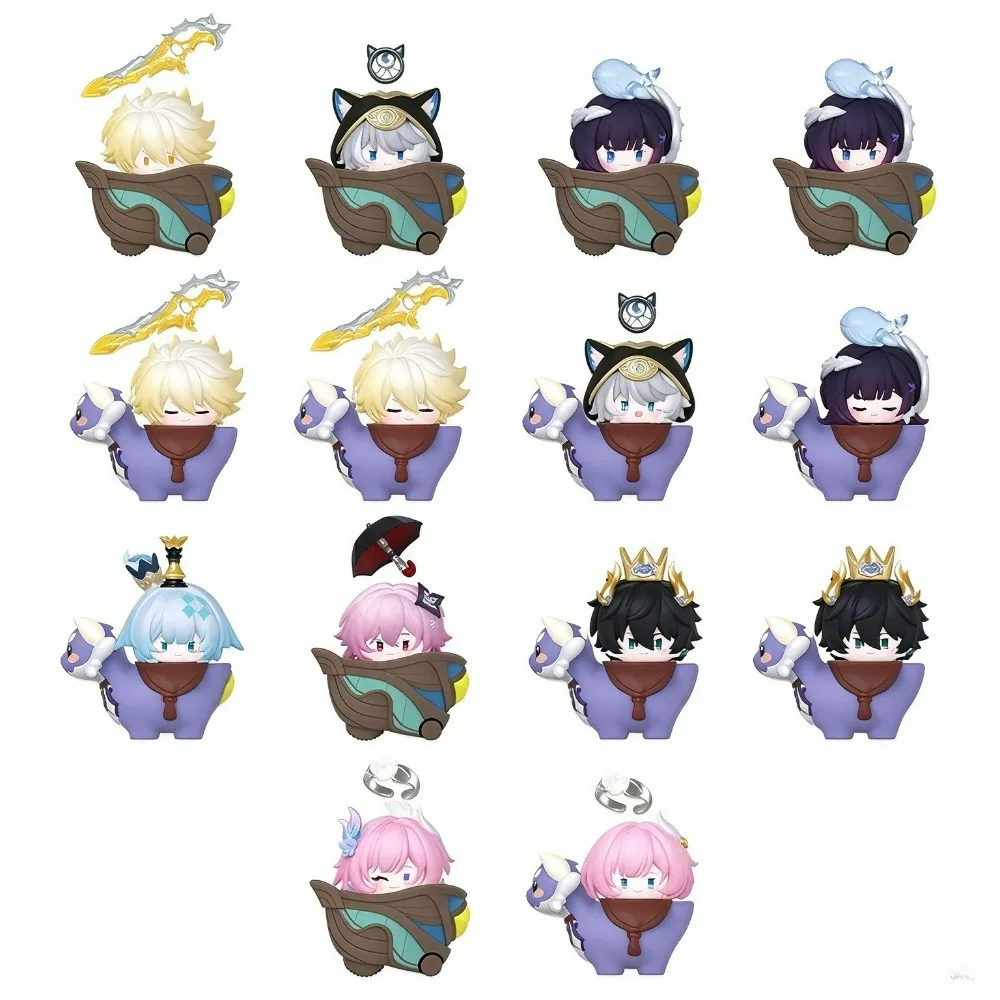 Honkai Star Rail Amphoreus Heroes Stacking Toy Blind Box Jingliu Dan Heng Collectible Desk Decor Anime Merch Surprise Gift