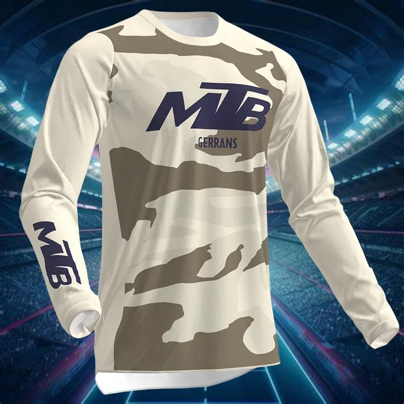 

2025-2026 Men's Motorcycle Downhill Shirt DH Enduro Mountain Bike Jersey MTB Cycling T-Shirt BMX Cycling Clothing