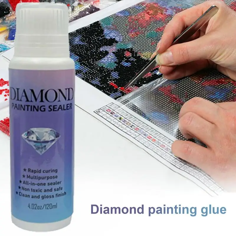 Diamond Art Sealer 5D Diamond Art Painting Glue Permanent Hold Conserver Puzzle Glue Diamond Puzzle Accessories And Tools