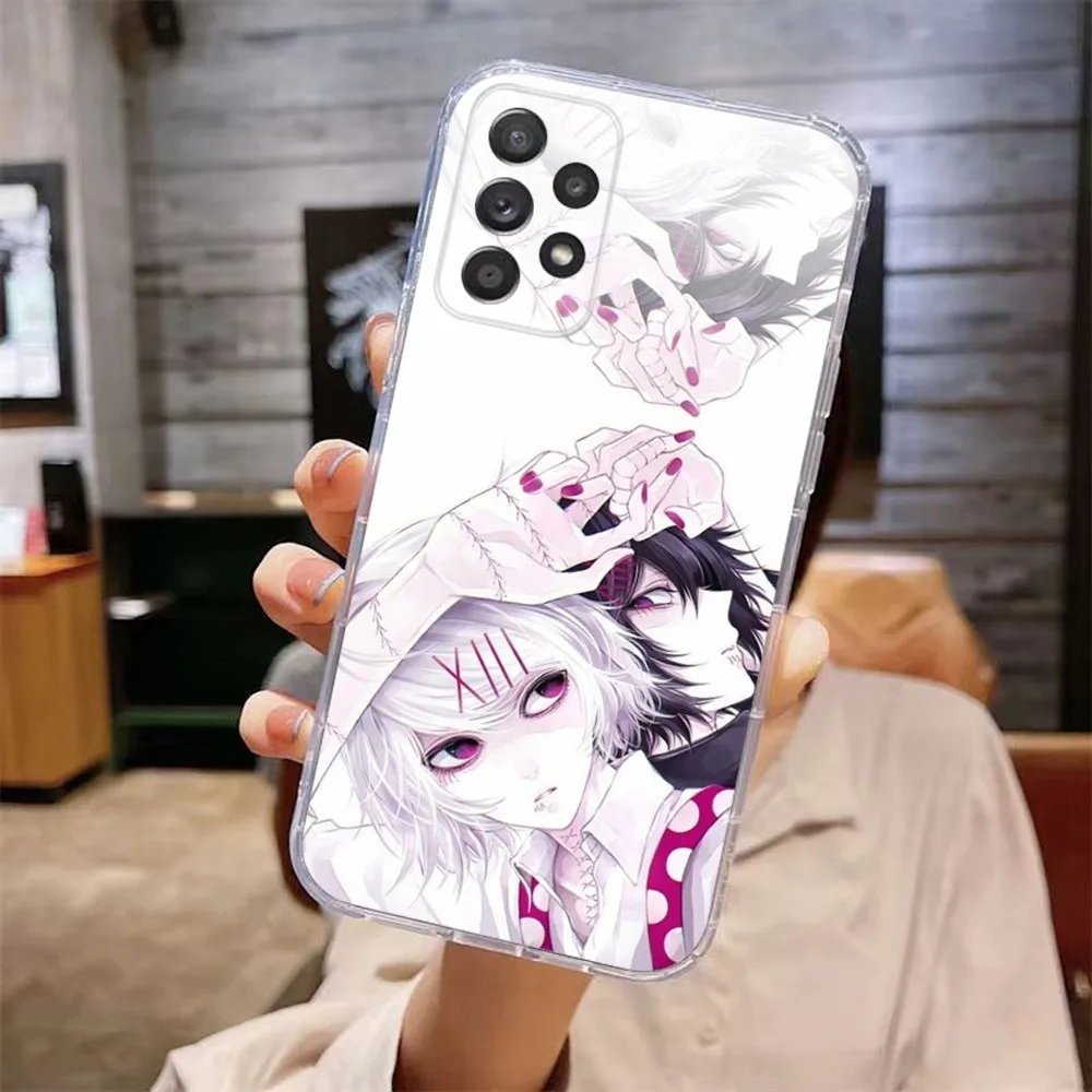 JUUZOU SUZUYA Phone Case For Samsung Galaxy A71,70,52,51,40,31,A50,30S,21S,Note20ultra Transparent Cover