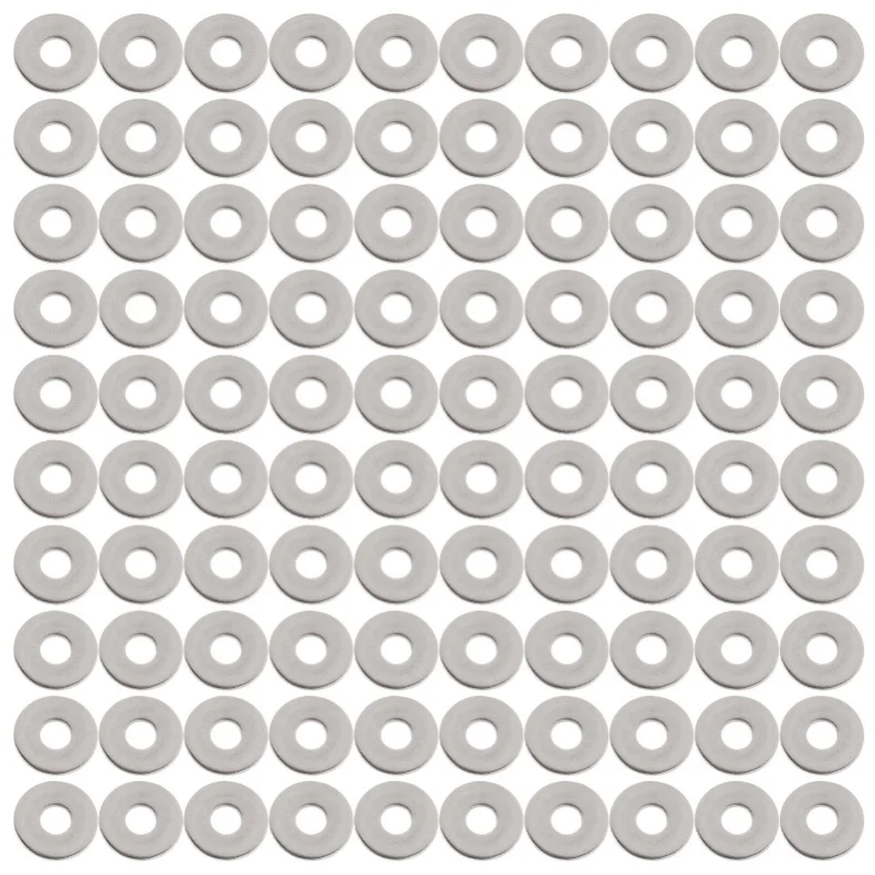 

100Pcs Flat Washers 304 Stainless Steel Enlarged Screw Accessories Fastener Hardware M8x24mm