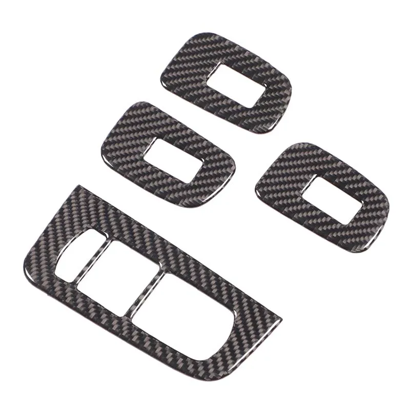 For 2018-2025 Volvo XC60 carbon fiber window lift button decorative frame car interior patch car accessories sticker