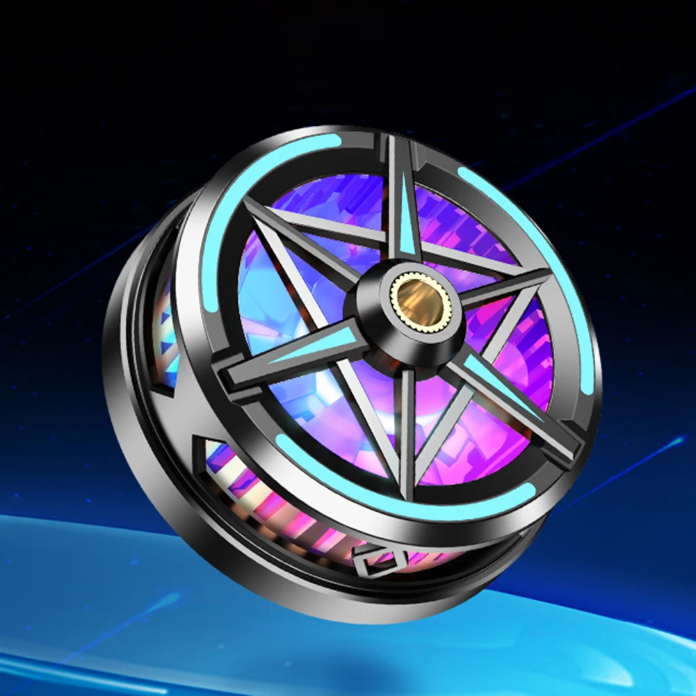 Magnetic Mobile Phone Radiator RGB Game Cooling Fan Radiator for Android IOS Gaming Accessories for PUBG/Live Streaming