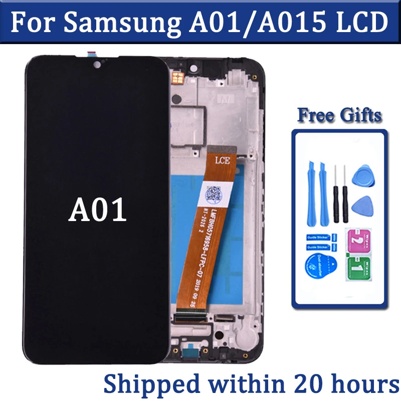 For Samsung A01 LCD Display Touch Screen Digitizer Replacement A015 A015F A015G A015DS LCD high quality part