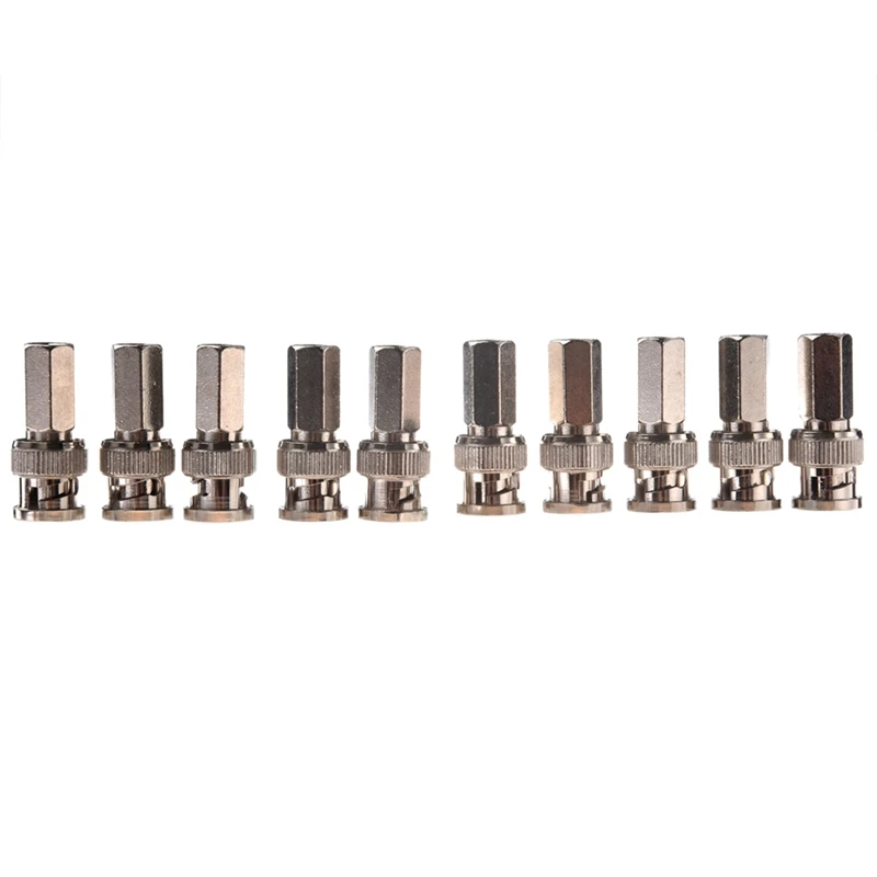 

Twist-On BNC Male Coax Connectors CCTV RG59 Pack Of 100