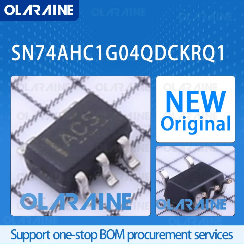 10/50/100Pcs SN74AHC1G04QDCKRQ1 SC-70-5 original 100% ic chip Inverter  1 Circuit Voltage 5.5 V