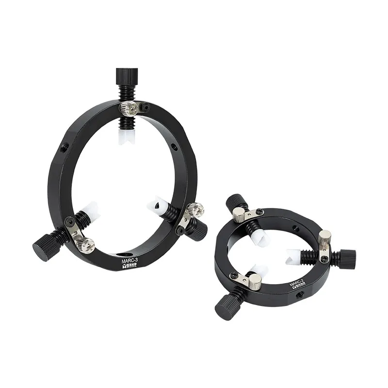 Adjustable Lens Mount 10-75mm Self Centering Lens Mirror Holder Optical Experiment Research Adjustment Frame