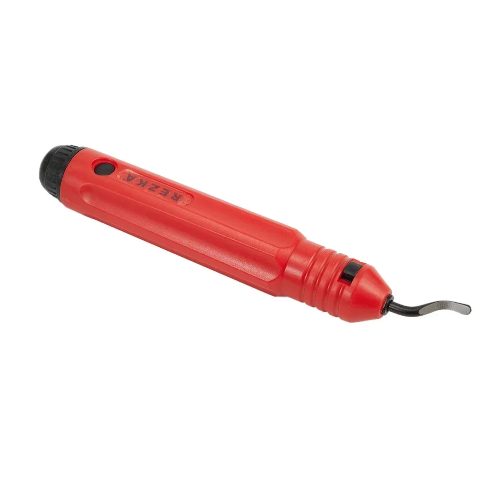 1pc M2 HSS Burr Blade DIY Edge Cutter 1pc NB1100 Deburring Red Plastic Handle For Copper Tube Reamer Tool Hand Tool Sets