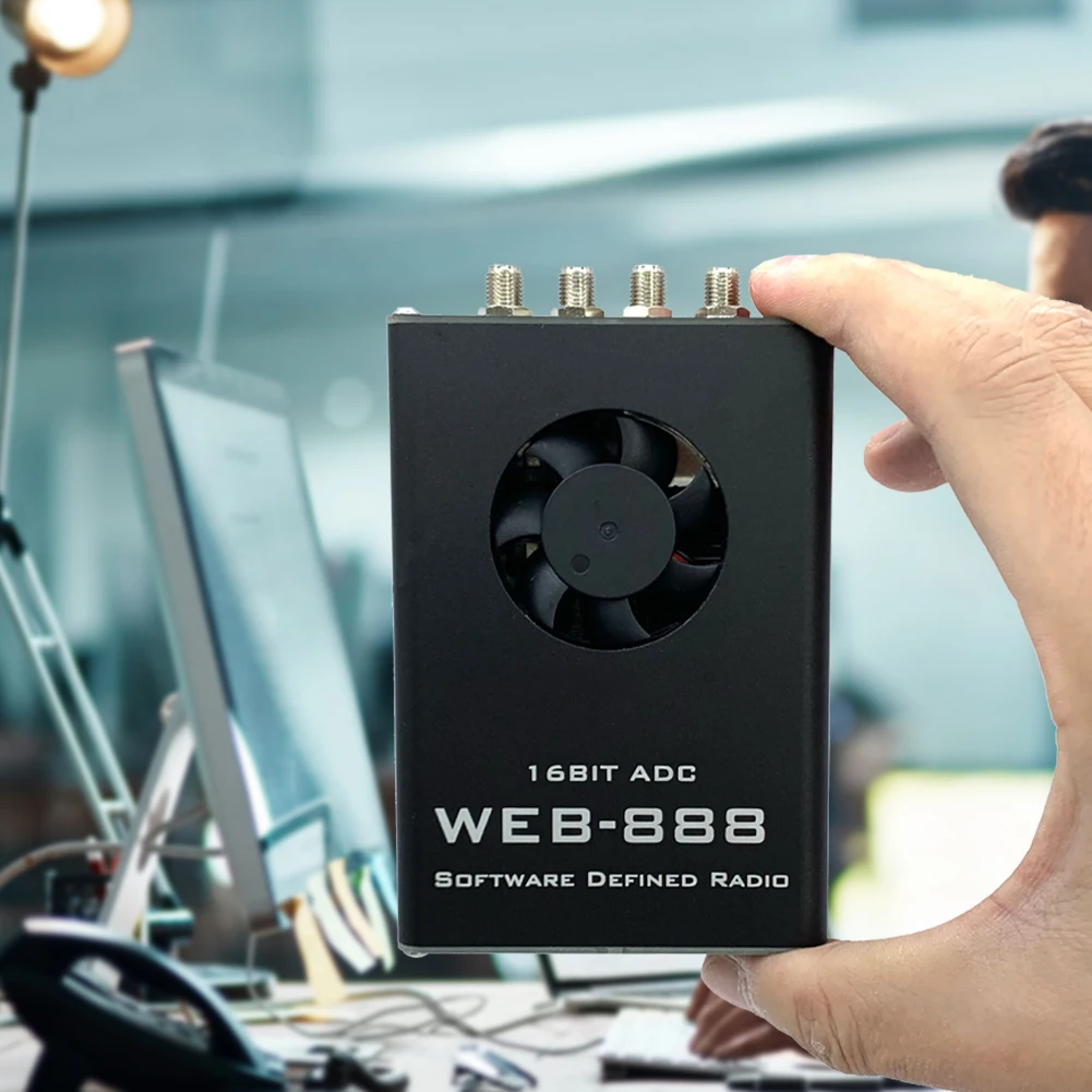 

Web-888 16-битный АЦП DDC Web SDR 62M Пропускная способность от 10 кГц до 60 МГц HF VHF Веб Программно определяемая радиоприемник SDR Радио для любителей