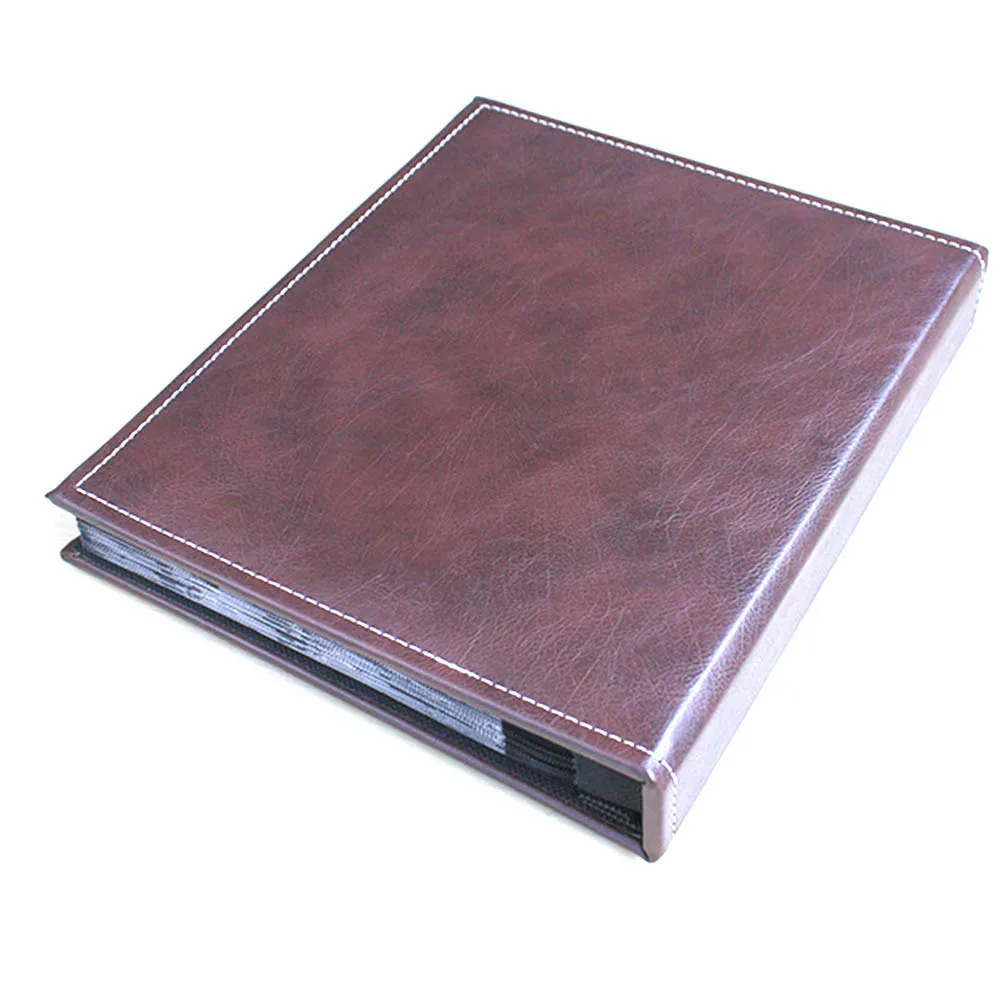 Large Leather Photo Albums, Totaling 40 Sheet, 80 Sides, Scrapbook, Wedding Guest Book, DIY Memories Book, Insert Album, Christm