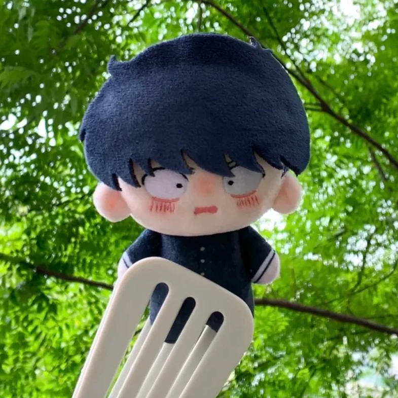 10cm Anime Go For It Nakamura Okuto Aikichi Hirono Cosplay Keychain Plush Cotton Doll Backpack Pendant Cute Gifts