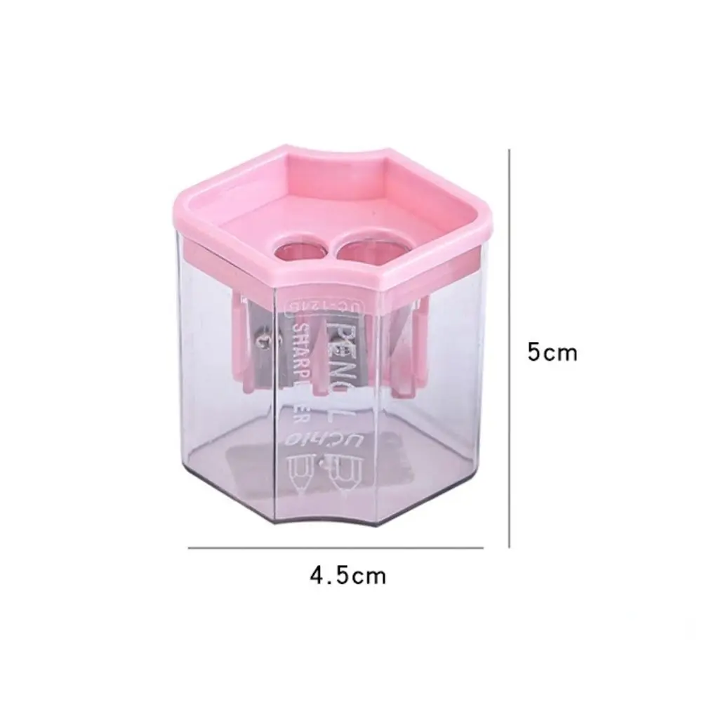 Creative Cartoon Morandi Color Pencil Sharpener Geometric Shape Assembly Pencil Sharpener Office Solid Pencil Sharpener Gift